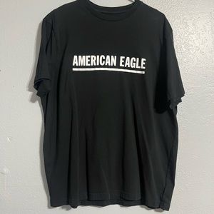 Large Black American Eagle tshirt
